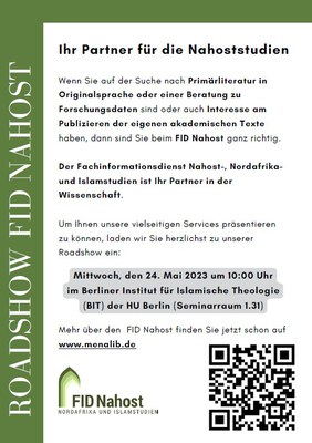 FID-Ankündigung FID-Ankündigung