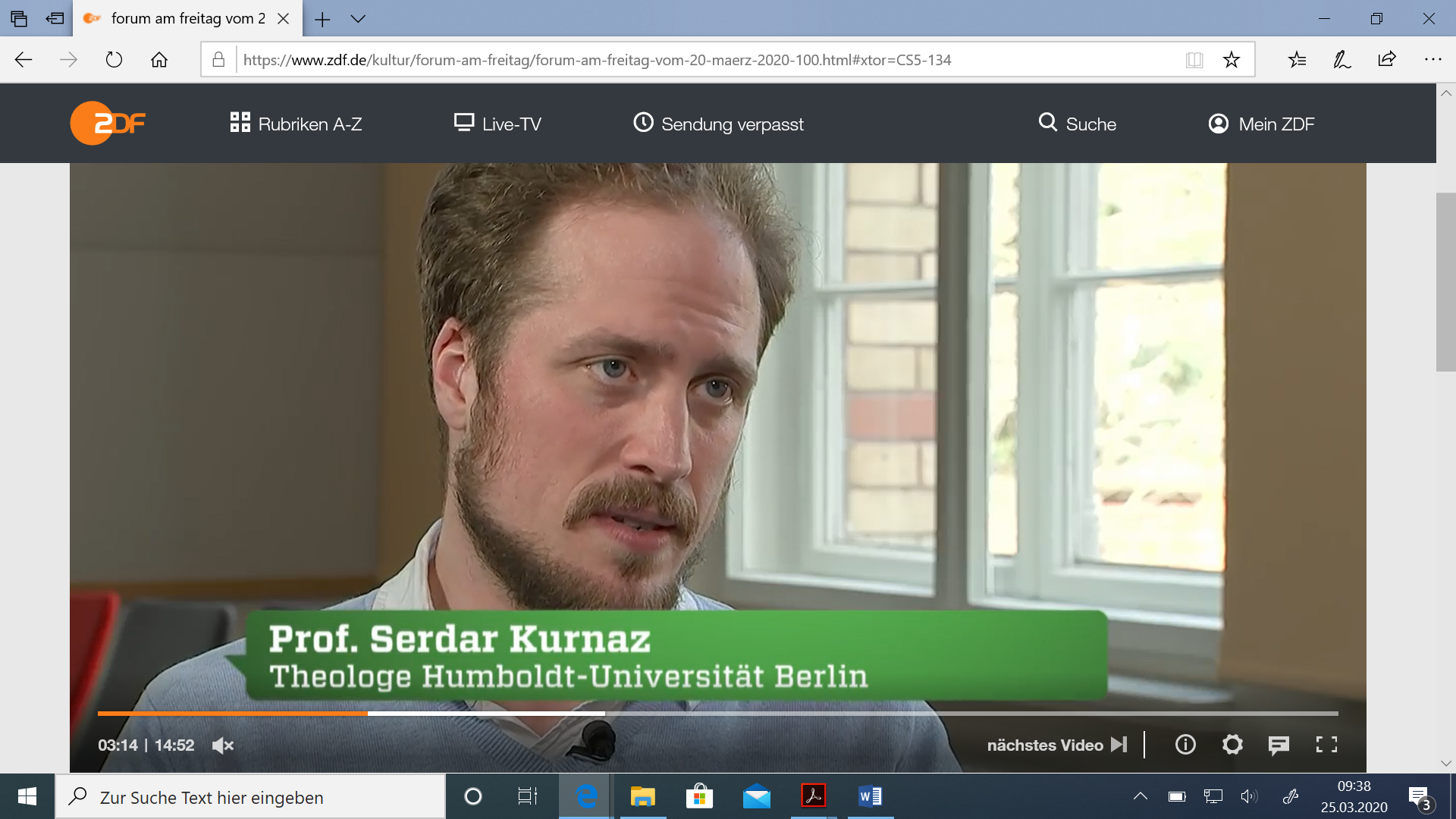 Kurnaz im ZDF